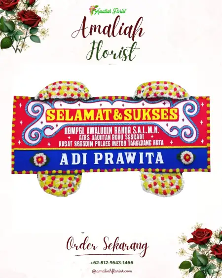 Papan Bunga Ucapan Selamat Panawa